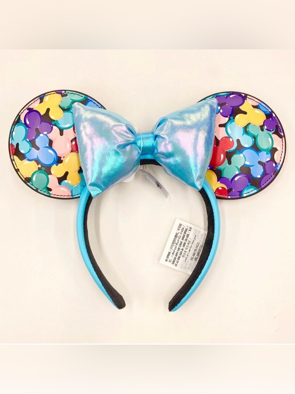 Disney Parks Balloon Mickey Pattern Headband NWT
